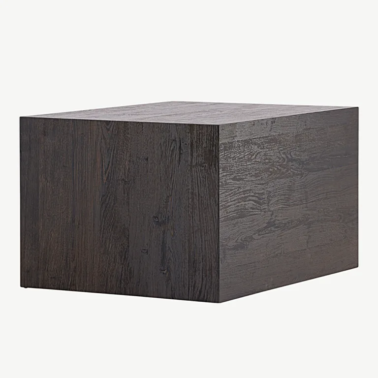 Mokka toonis MDF-ist diivanilaud York (kuubik, 80 × 60 cm) - 20085-125