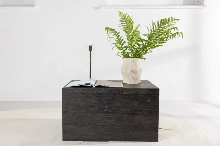 Mokka toonis MDF-ist diivanilaud York (kuubik, 80 × 60 cm) - 20085-125