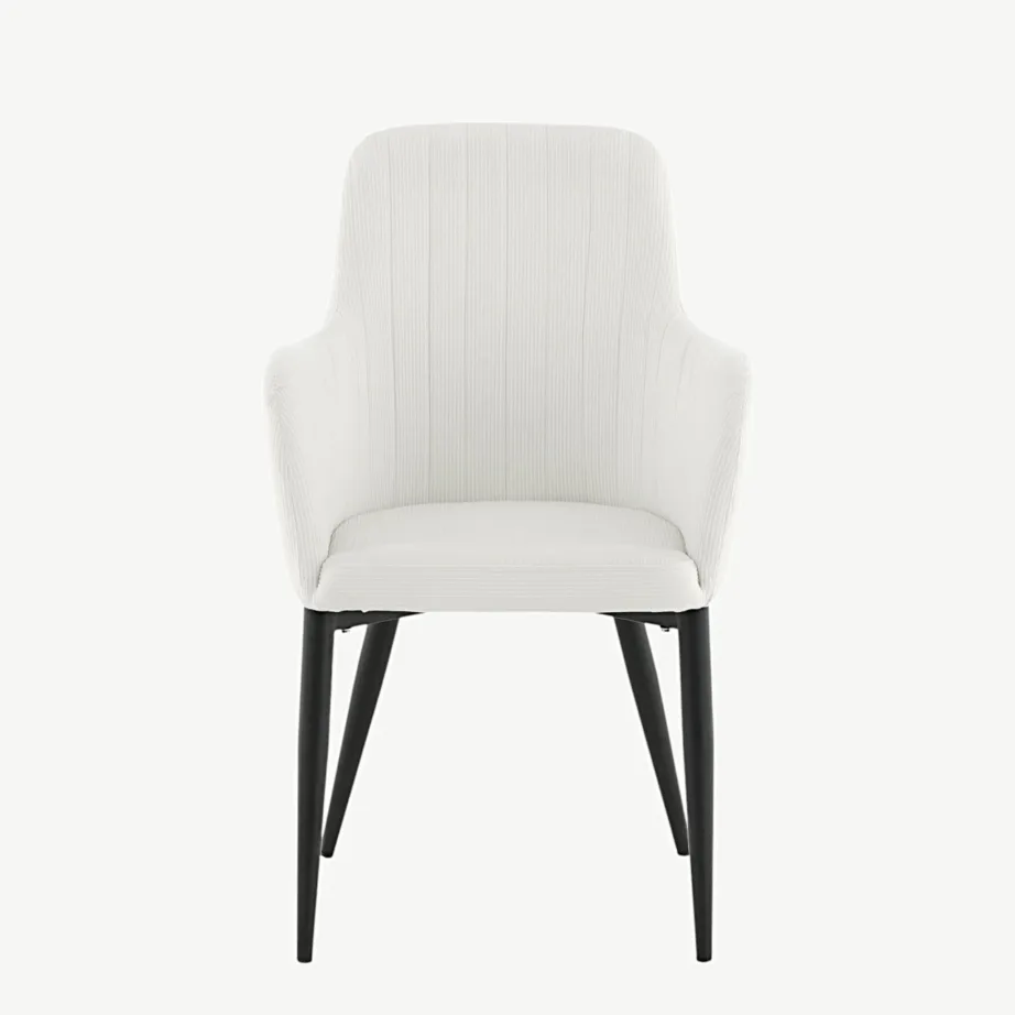 Beež Manchester-kangaga söögitool Comfort mustade metalljalgadega, 27702-890 – 4