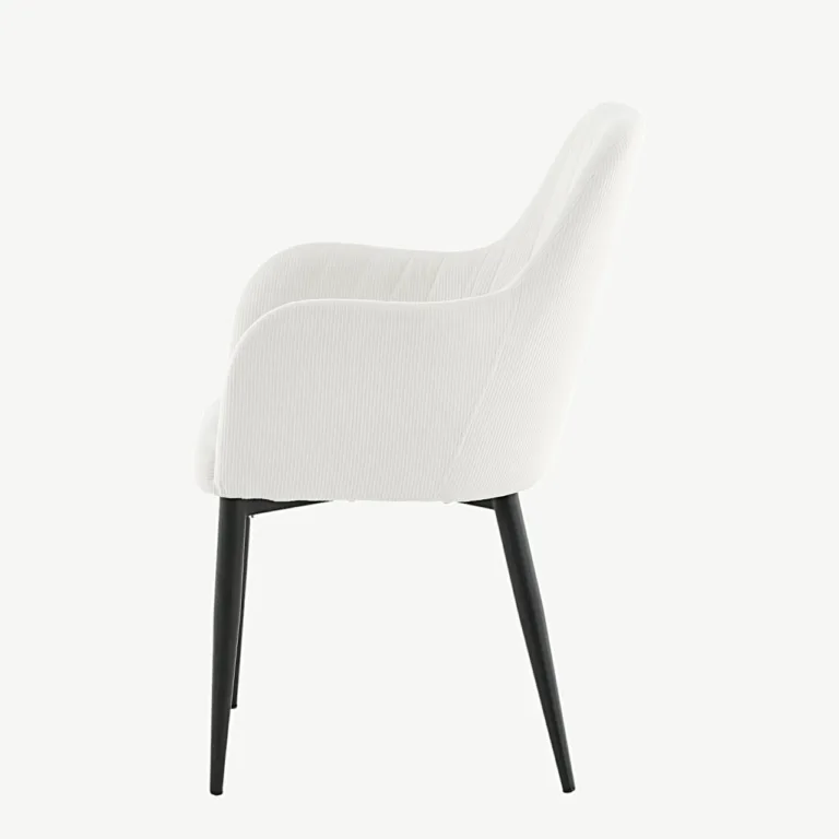 Beež Manchester-kangaga söögitool Comfort mustade metalljalgadega - 27702-890