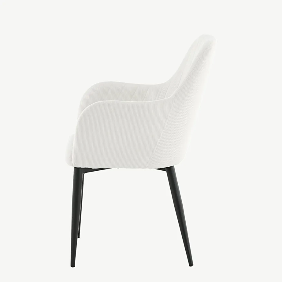 Beež Manchester-kangaga söögitool Comfort mustade metalljalgadega, 27702-890 – 7