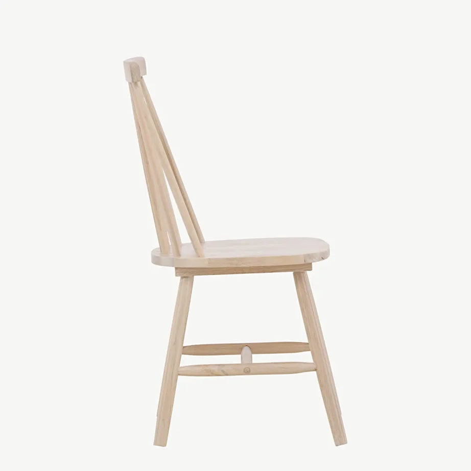 Valgeks peitsitud kummipuidust söögitool Lönneberga, 29260-300 – 2