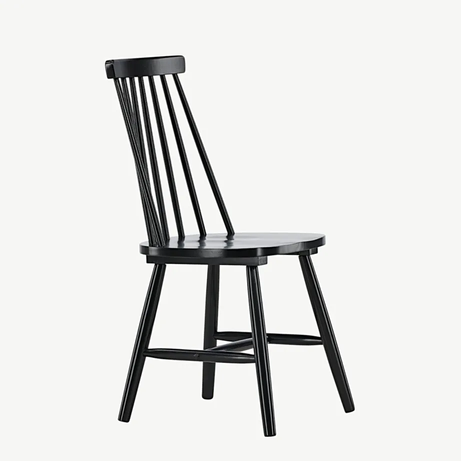 Mustast kummipuidust söögitool Lönneberga (põhjamaine stiil), 29260-368 – 3