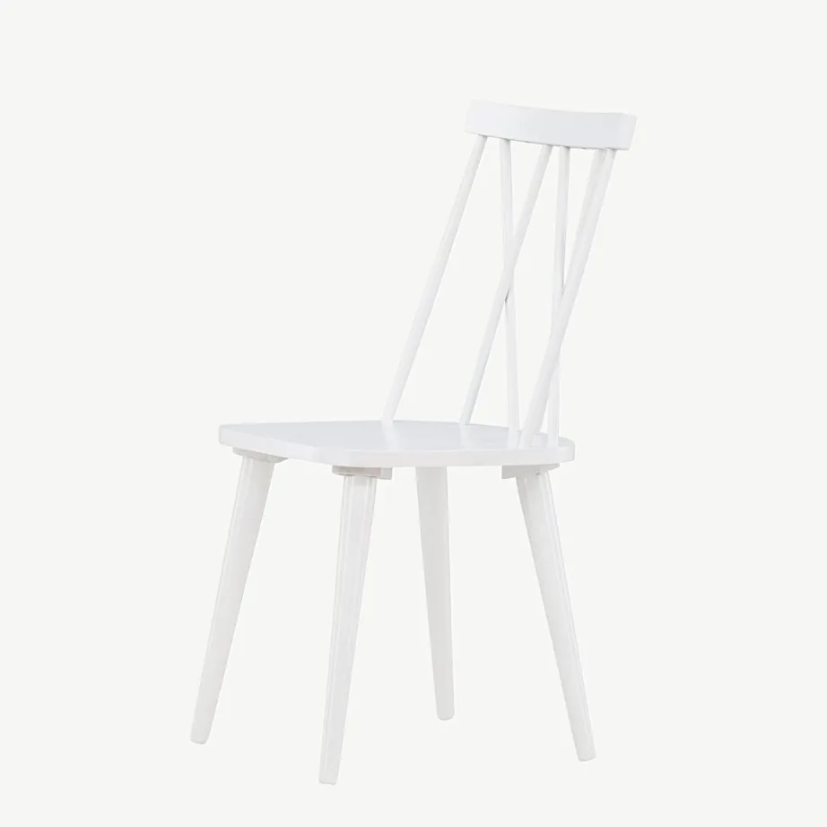 Valge kummipuidust söögitool Mariette dekoratiivse seljatoega, 29270-360 – 6