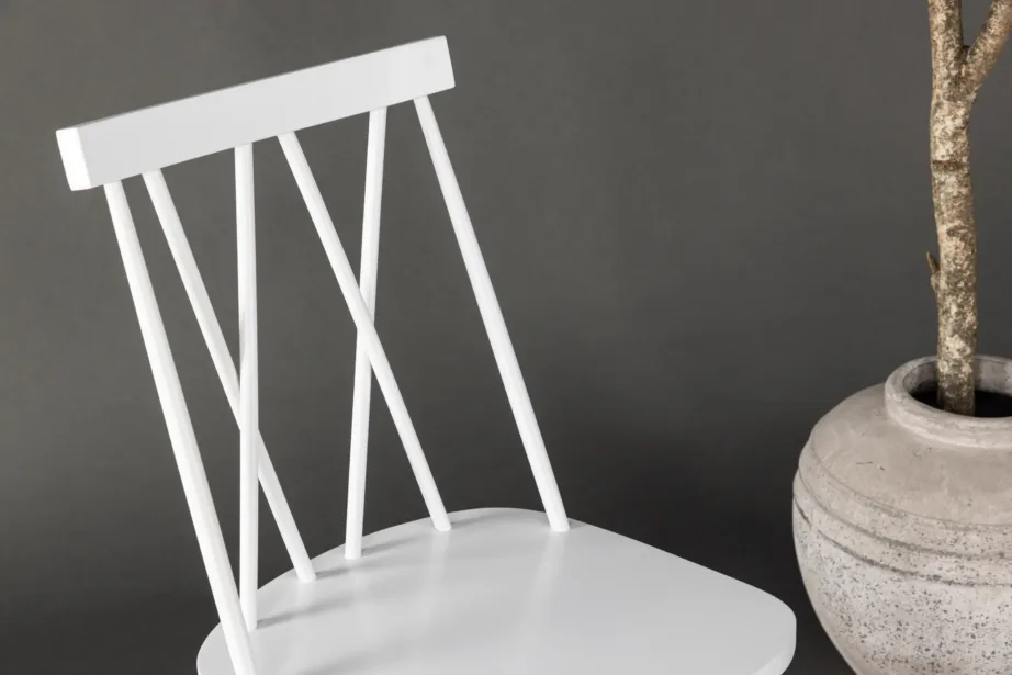 Valge kummipuidust söögitool Mariette dekoratiivse seljatoega, 29270-360 – 10