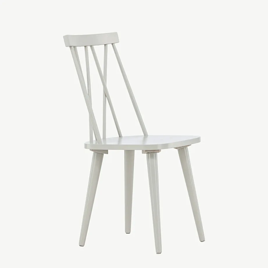 Helehall kummipuidust söögitool Mariette, dekoratiivse seljatoega, 29270-365 – 3