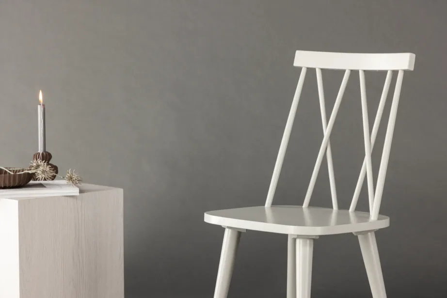 Helehall kummipuidust söögitool Mariette, dekoratiivse seljatoega, 29270-365 – 9