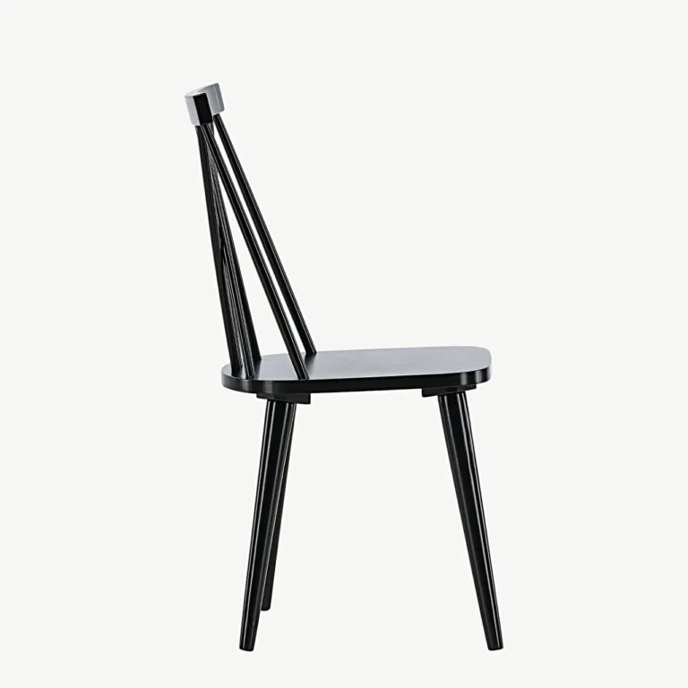 Mustast kummipuidust söögitool Mariette (ergonoomilise disainiga) - 29270-368