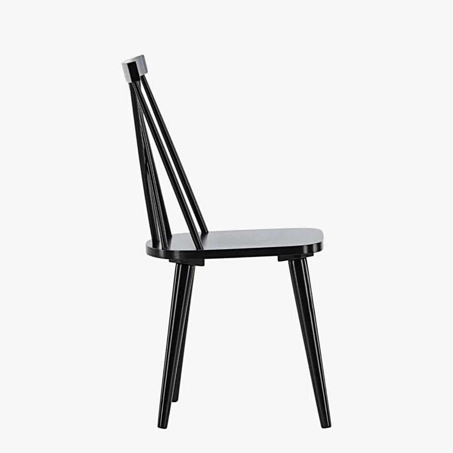 Mustast kummipuidust söögitool Mariette (ergonoomilise disainiga), 29270-368 – 2