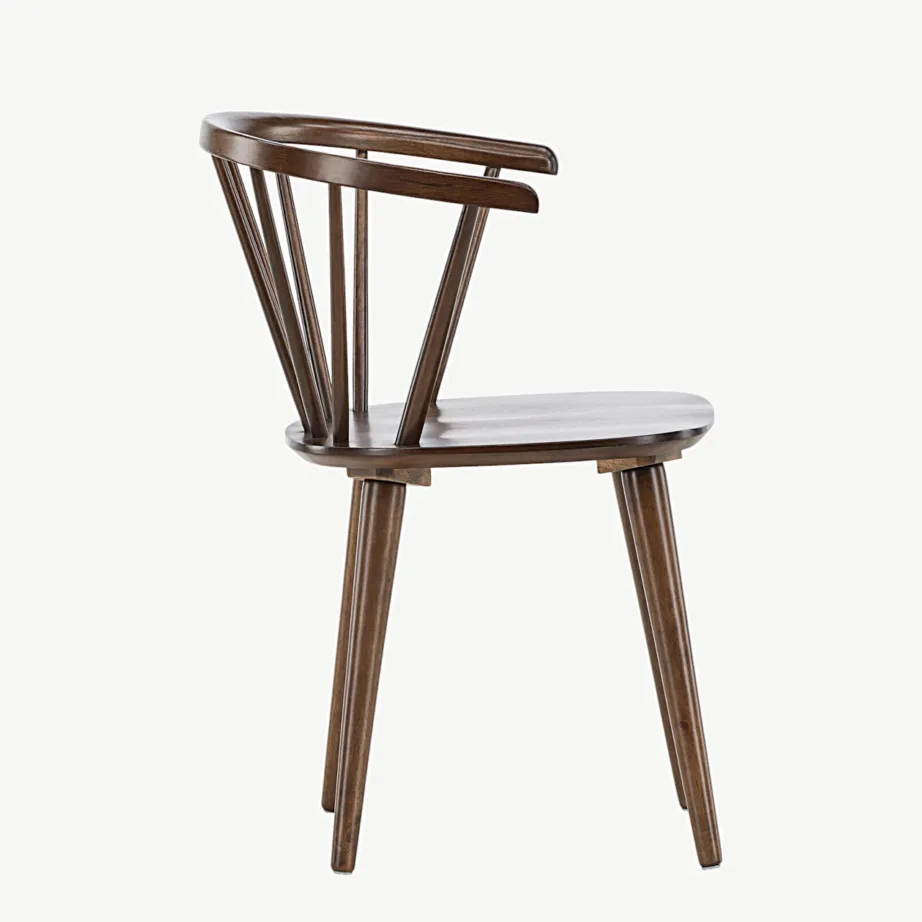 Täispuidust söögitool Bobby mokkatoonis, kummipuust, 29280-125 – 2