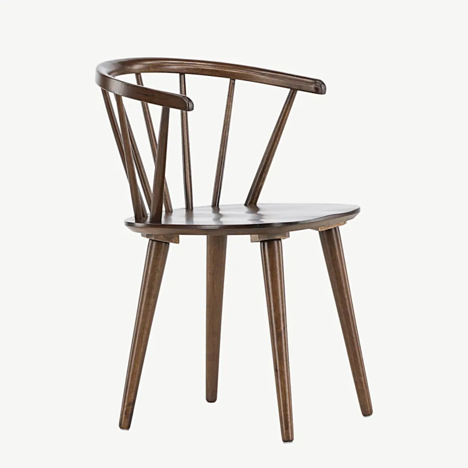 Täispuidust söögitool Bobby mokkatoonis, kummipuust, 29280-125 – 3