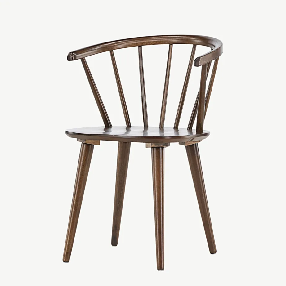 Täispuidust söögitool Bobby mokkatoonis, kummipuust, 29280-125 – 5