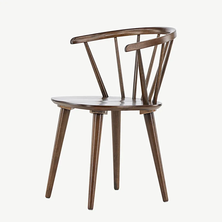 Täispuidust söögitool Bobby mokkatoonis, kummipuust, 29280-125 – 6