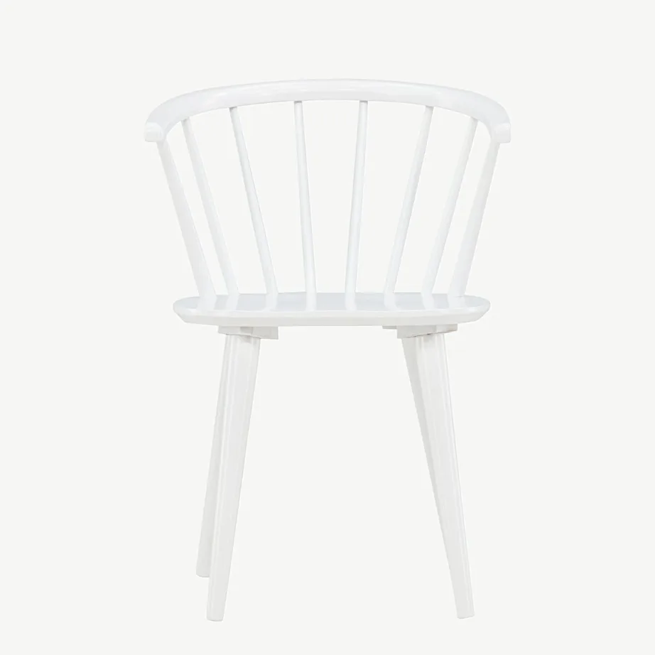 Valge kautšukipuidust söögitool Bobby – skandinaavialik lihtsus, 29280-360 – 4