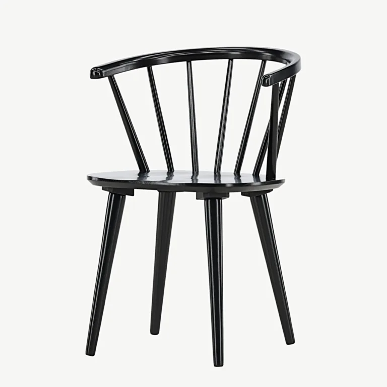 Must kummipuidust söögitool Bobby – ergonoomiline ja põhjamaise disainiga - 29280-368