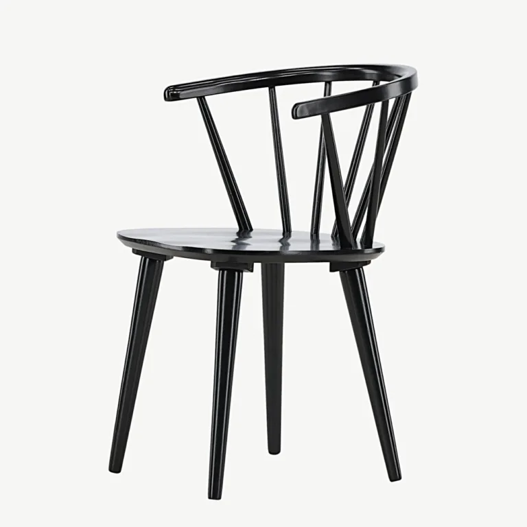 Must kummipuidust söögitool Bobby – ergonoomiline ja põhjamaise disainiga - 29280-368