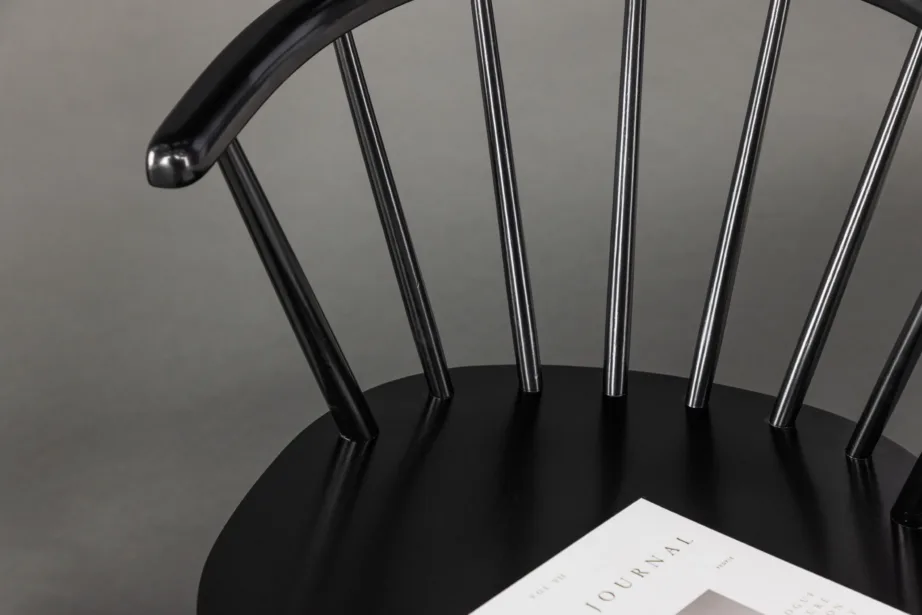 Must kummipuidust söögitool Bobby – ergonoomiline ja põhjamaise disainiga, 29280-368 – 10