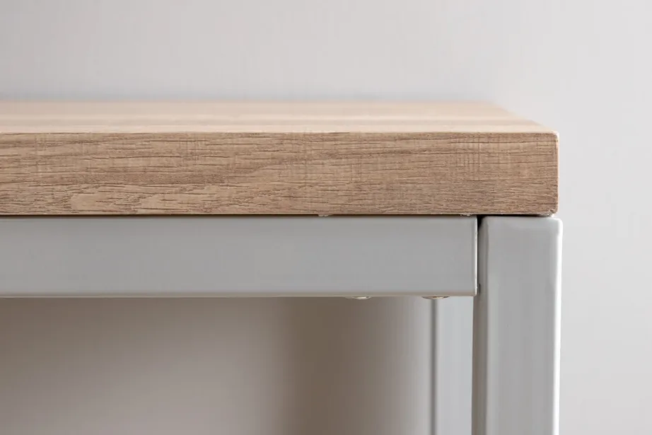 Hall metallraamiga abilaud Rise, tuhapaberlamiin, 110×30 cm, 29918-552 – 12