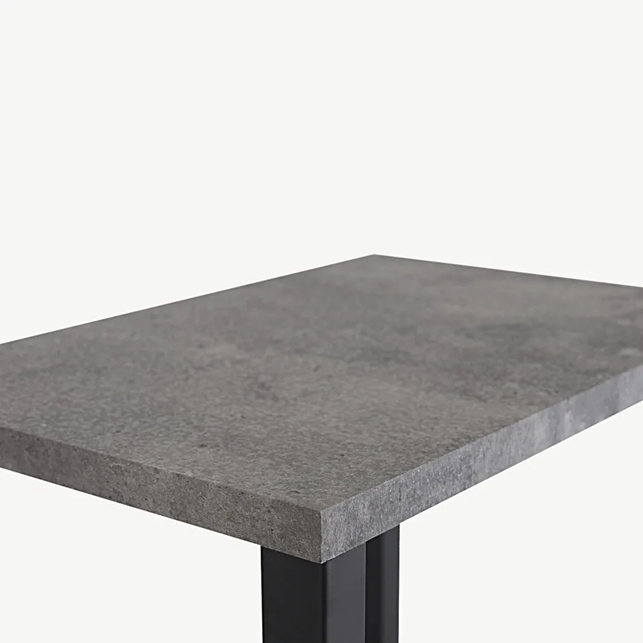 Betoonviimistlusega musta metallraamiga öökapp Rise (30 × 45 × 70 cm), 29919-668 – 3