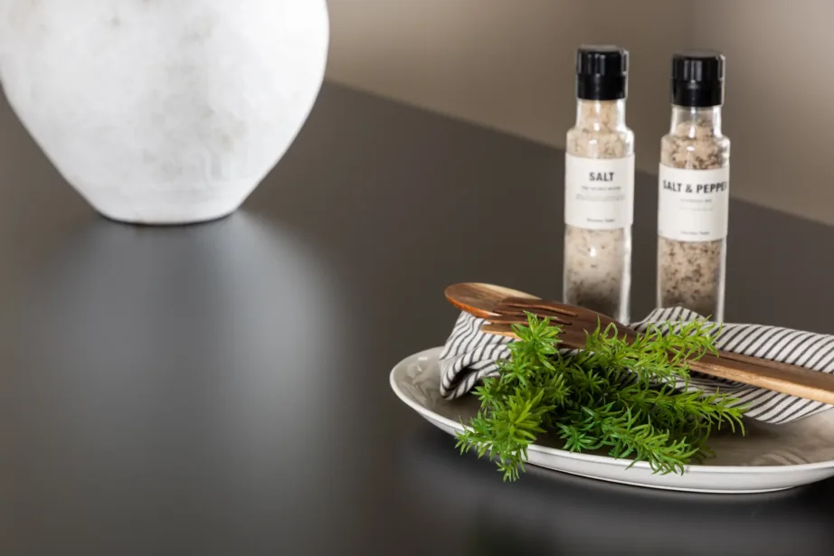 Ristkülikukujuline must MDF-ist söögilaud Count (220 × 100 cm, metallist jalgadel), 29923-488 – 10