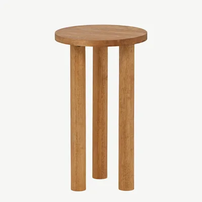 Duxbury ümmargune abilaud tammekarva kummipuidust, ø35 cm - 29993-181