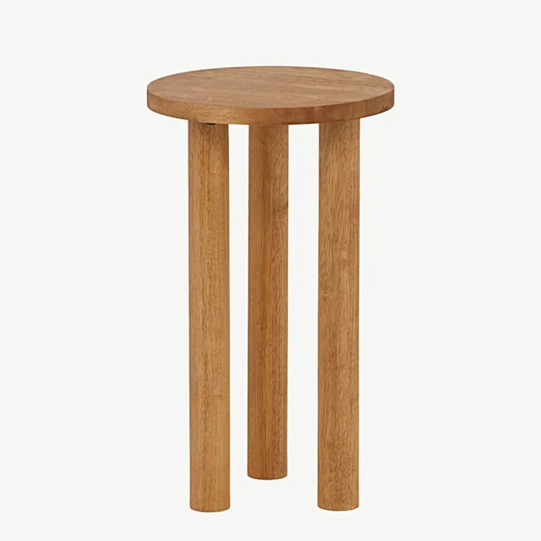 Duxbury ümmargune abilaud tammekarva kummipuidust, ø35 cm - 29993-181