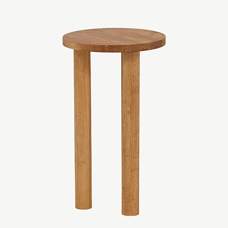 Duxbury ümmargune abilaud tammekarva kummipuidust, ø35 cm, 29993-181 – 3