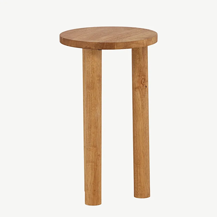 Duxbury ümmargune abilaud tammekarva kummipuidust, ø35 cm, 29993-181 – 5