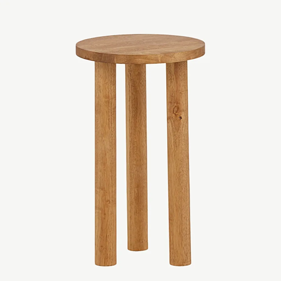 Duxbury ümmargune abilaud tammekarva kummipuidust, ø35 cm, 29993-181 – 6