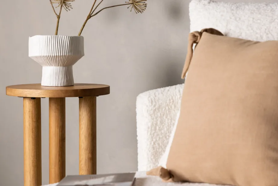 Duxbury ümmargune abilaud tammekarva kummipuidust, ø35 cm, 29993-181 – 11