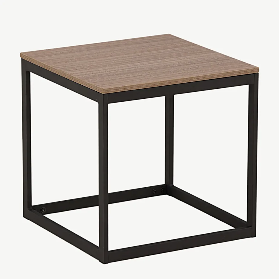 Ruudukujuline abilauakapp Arbor, tumehall MDF ja mustast terasest raam, 29993-210 – 3