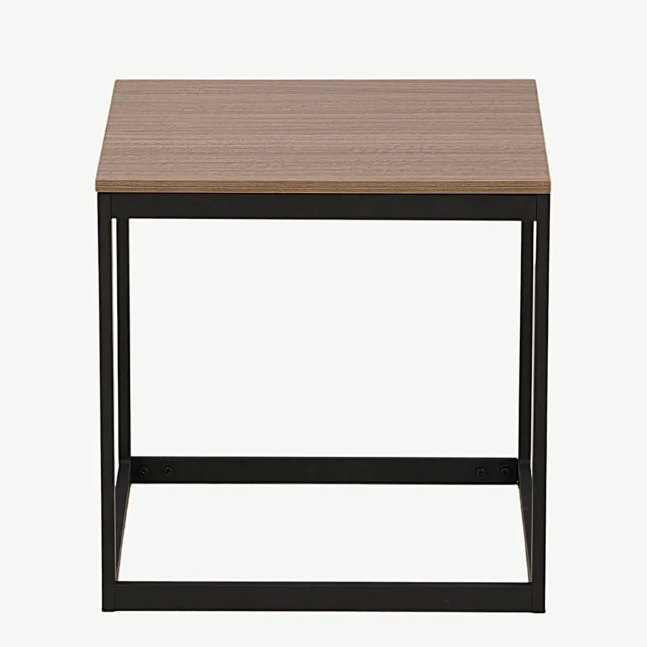 Ruudukujuline abilauakapp Arbor, tumehall MDF ja mustast terasest raam, 29993-210 – 4