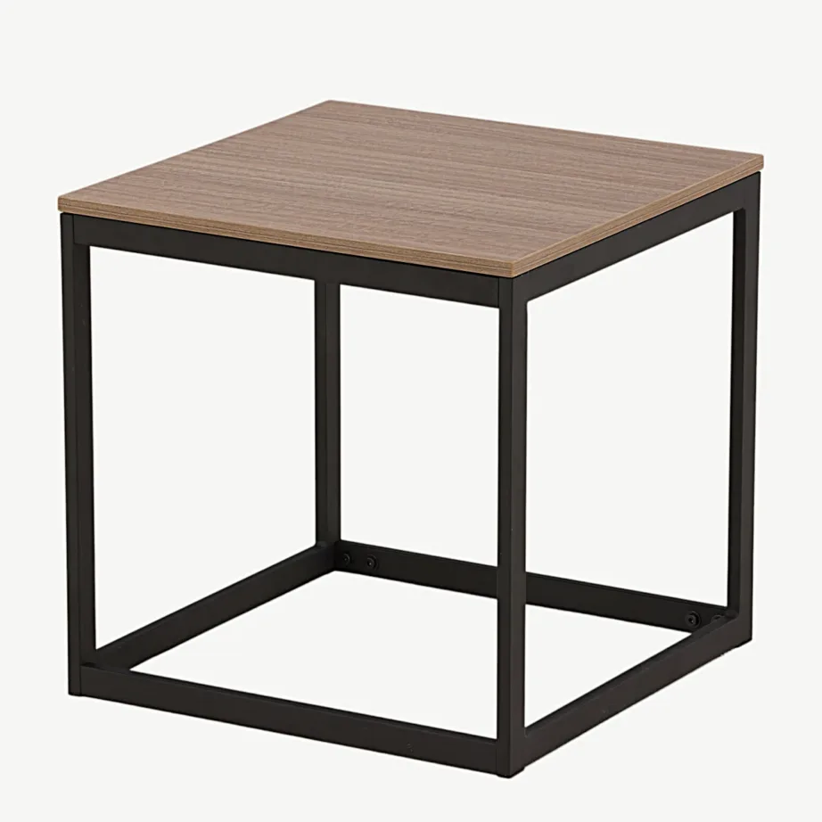 Ruudukujuline abilauakapp Arbor, tumehall MDF ja mustast terasest raam, 29993-210 – 5