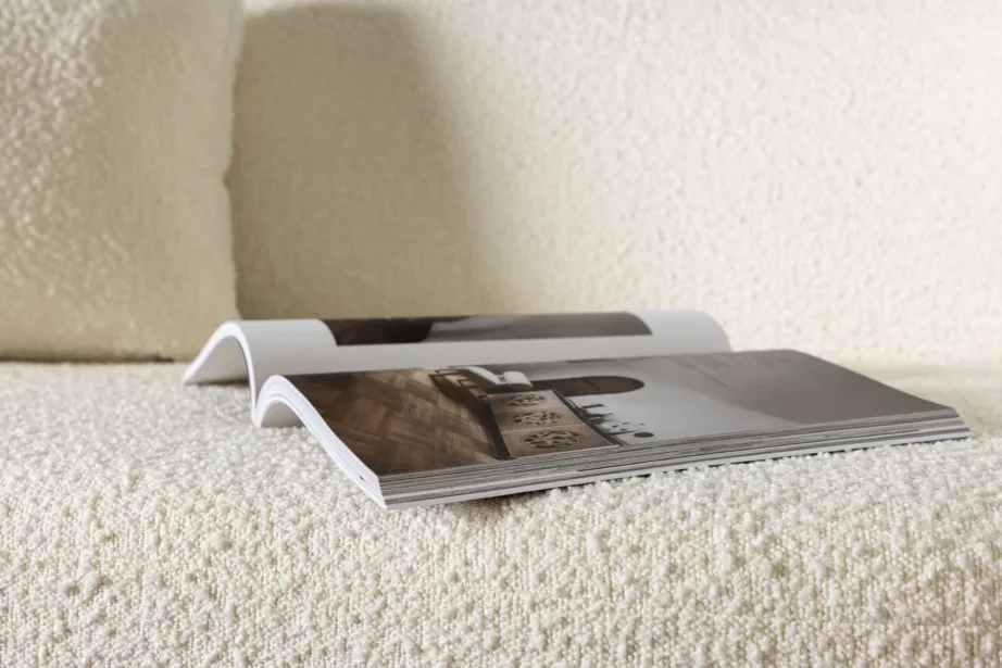 Luna 3-kohaline valgest bukleest diivan mustade metalljalgadega, 30005-101 – 8