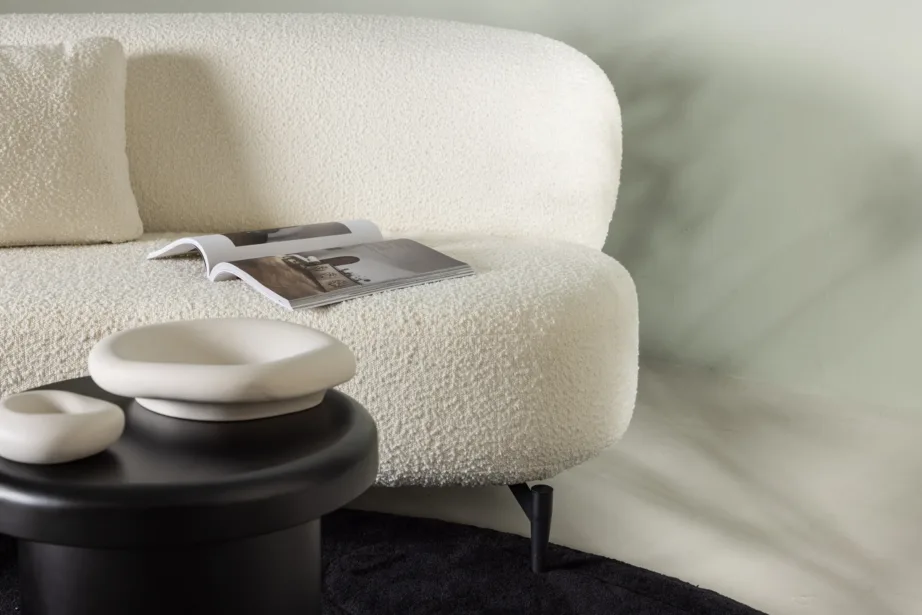 Luna 3-kohaline valgest bukleest diivan mustade metalljalgadega, 30005-101 – 12