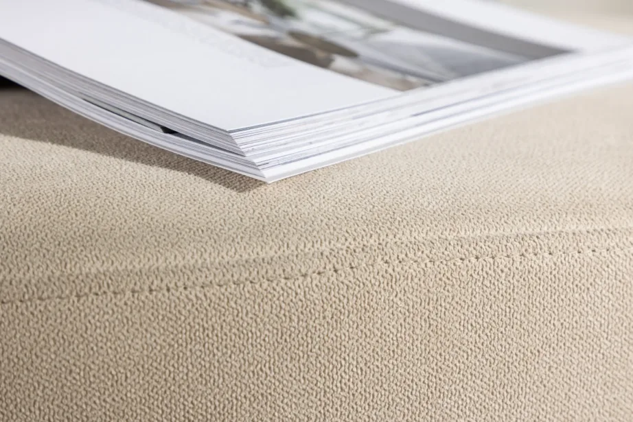 Beež päevavoodi-moodul Zero polüesterkatte ja kummipuu jalgadega, 30015-102 – 11