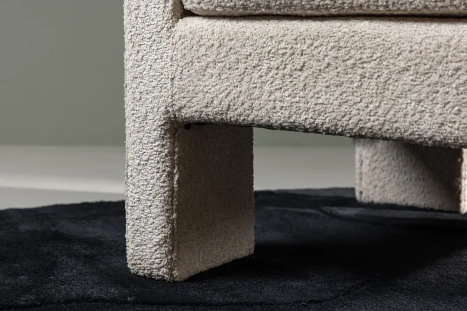 Valge bukleepolstriga tugitool Ragusa põhjamaise stiiliga, 30019-106 – 9