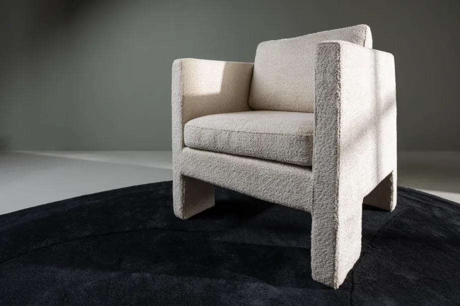 Valge bukleepolstriga tugitool Ragusa põhjamaise stiiliga, 30019-106 – 11