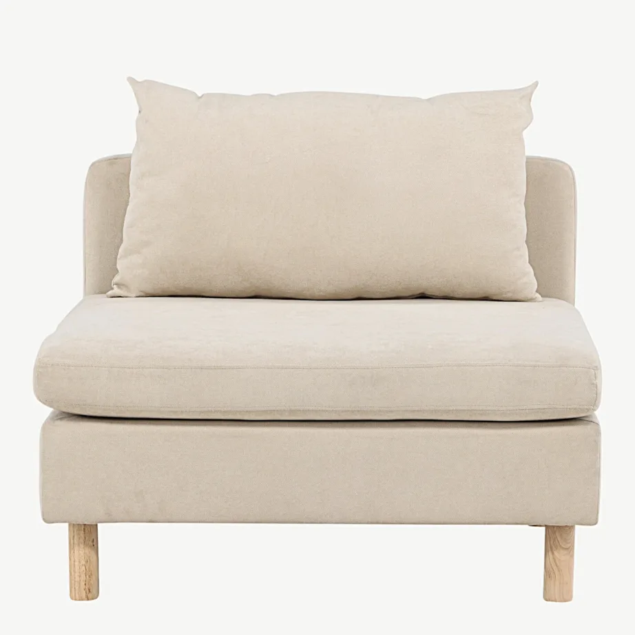 Beež mooduldiivan Zero, polüesterkangas, kummipuidust jalad, 30022-102 – 4