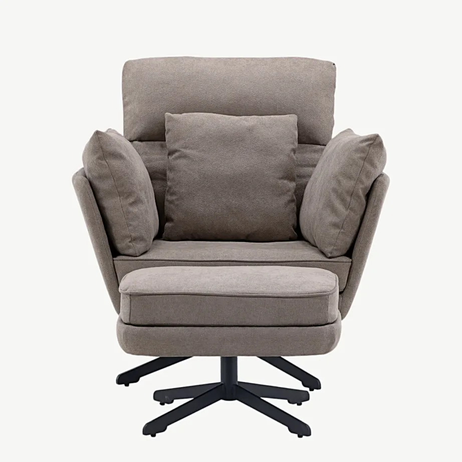 Hall bukleekangast tugitool Madrid jalapingiga, mustad metalljalad, 30027-165 – 4