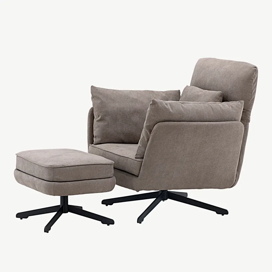 Hall bukleekangast tugitool Madrid jalapingiga, mustad metalljalad, 30027-165 – 6