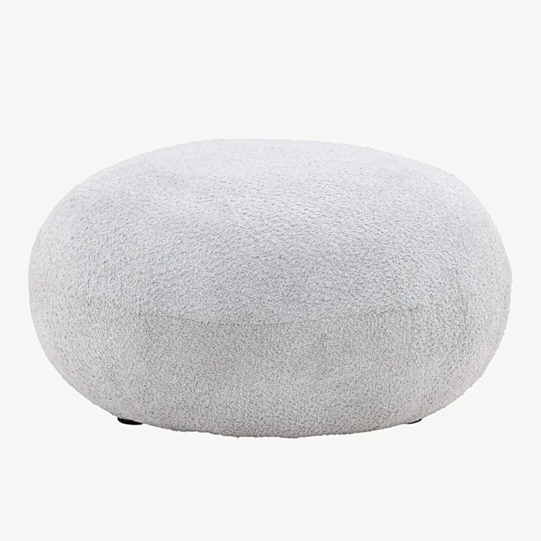 Helehall ümmargune bukleekangast tumb Bologna, 74x40 cm - 30037-106