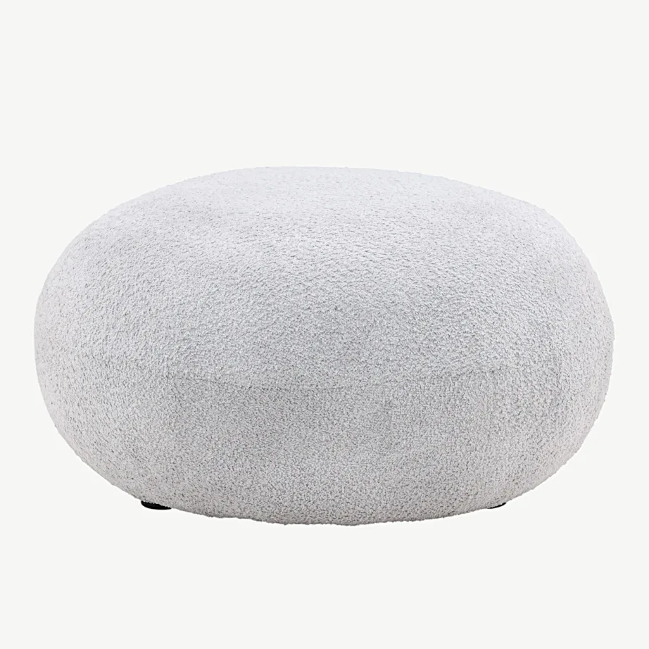 Helehall ümmargune bukleekangast tumb Bologna, 74×40 cm, 30037-106 – 4