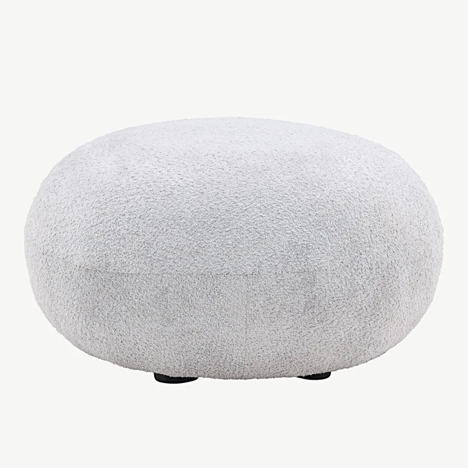 Helehall ümmargune bukleekangast tumb Bologna, 74×40 cm, 30037-106 – 5