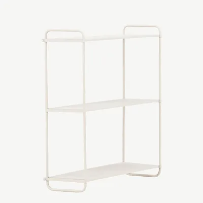 Beežist metallist seinariiul Lyon, 3 tasapinda, 62x63 cm - 30050-101