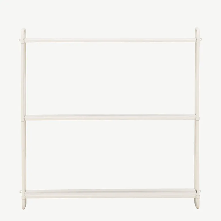 Beežist metallist seinariiul Lyon, 3 tasapinda, 62x63 cm - 30050-101