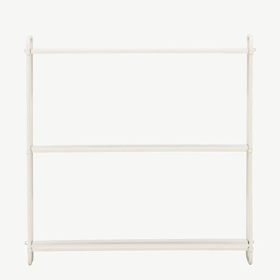 Beežist metallist seinariiul Lyon, 3 tasapinda, 62×63 cm, 30050-101 – 4