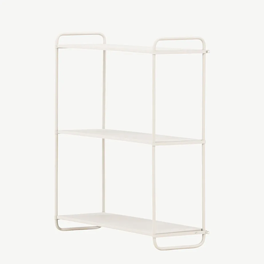 Beežist metallist seinariiul Lyon, 3 tasapinda, 62×63 cm, 30050-101 – 6