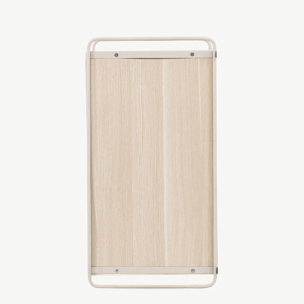 Valge peitsiga MDF seinakapp Paris, beež terasraam (60 × 35 × 68 cm) - 30052-130