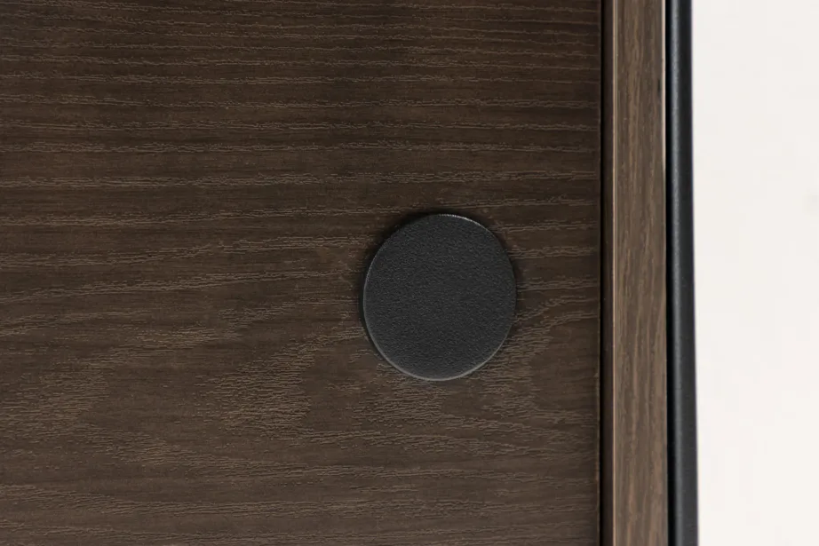 Paris mokkatooniga seinakapp, must terasraam, 122x35x48 cm, 30053-125 – 10